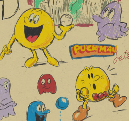π Preliminary Pac-Man designs