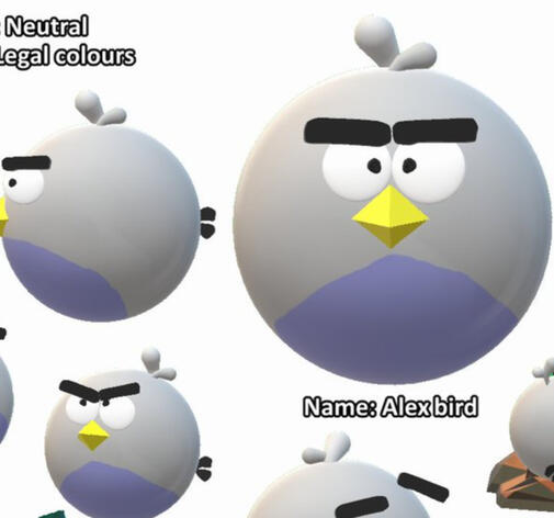 3D Alex bird (Legal)