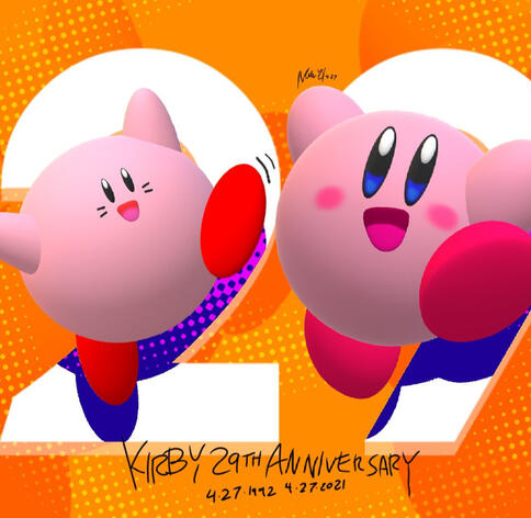 Kirby 29th anniversary tribute
