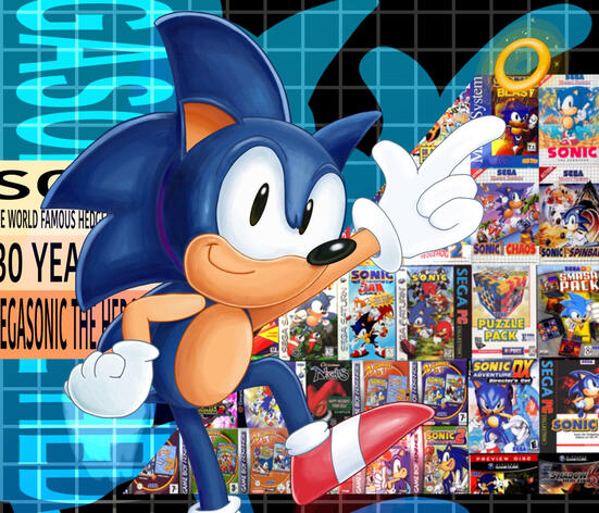 Sonic the Hedgehog 30th anniversary tribute