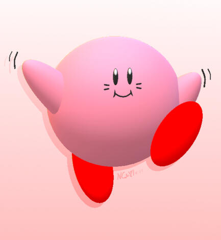 3D Kirby (classic style)