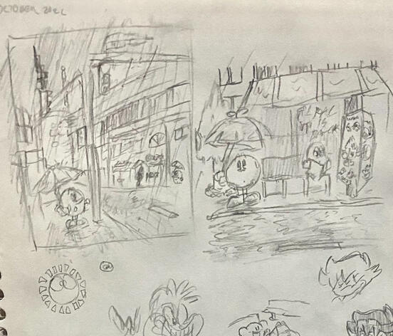 πSketchbook sketches (12 images)