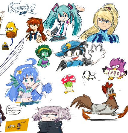 Mutual sketch requests