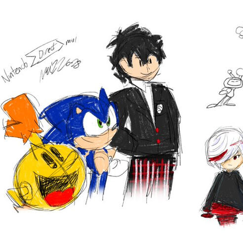 Nintendo Direct hype doodles