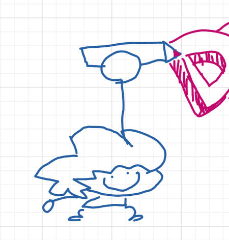 π Whiteboard Fox sketches