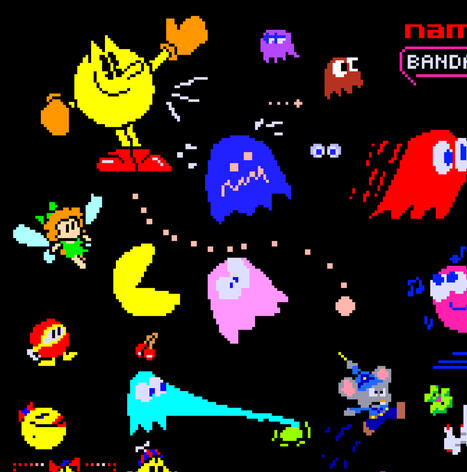 Namco pixel doodles