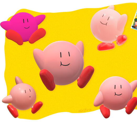 3D Popopo (aka prototype Kirby)