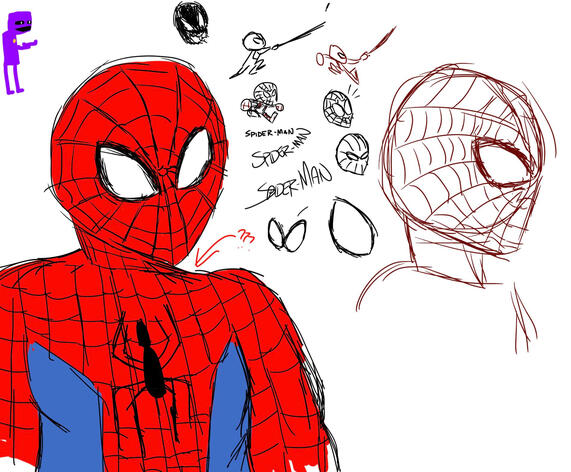 Spider-Man sketches