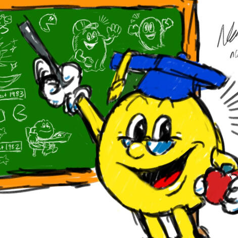 Professor Pac-Man between generations